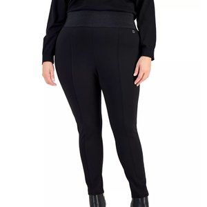 Calvin Klein black pull on skinny compression pants in 2x